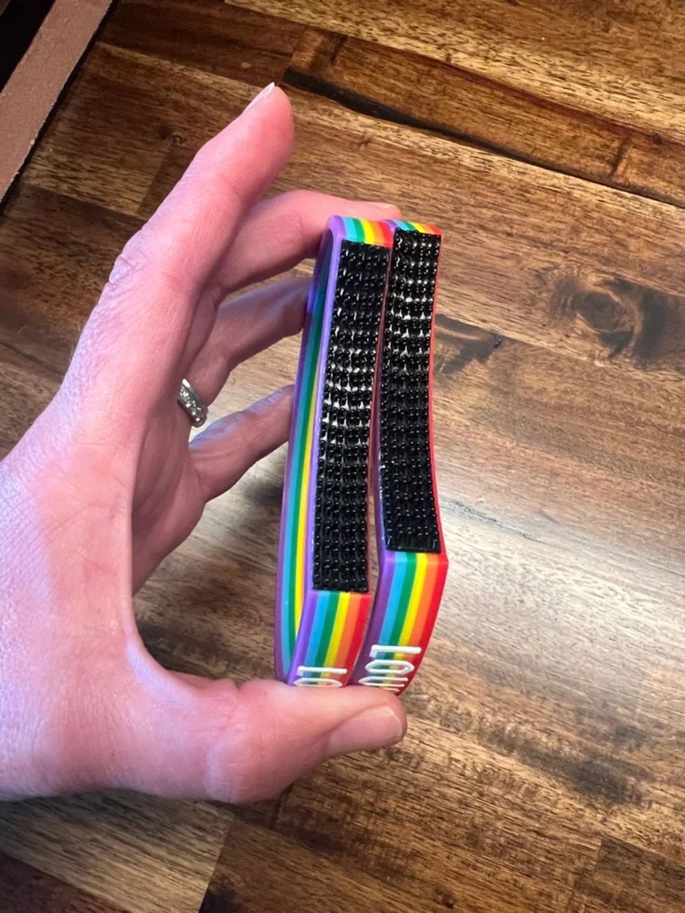 Disney Factory 55 / Aloha Interchangeable Velcro Love is Love Pride Rainbow Ears